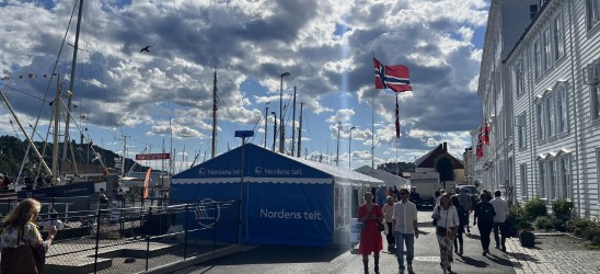 The Nordic tent at Arendalsuka